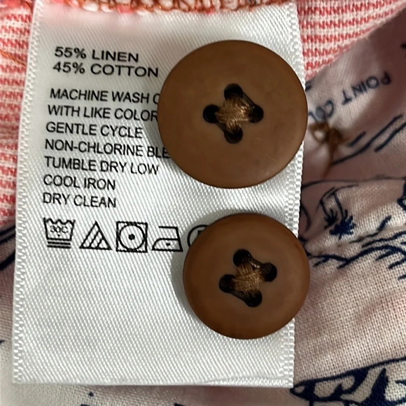 Tommy Bahama City Shorts Striped Linen & Cotton - NWOT - Size 40 - Picture 7 of 7